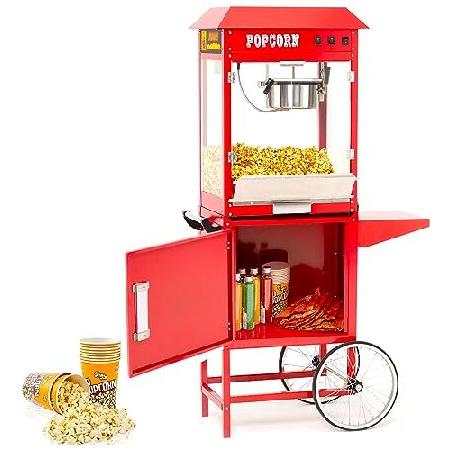 RIEDHOFF Commercial Popcorn Machine with Stand - P...