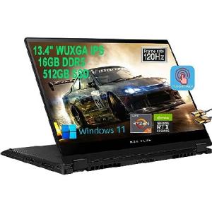 ASUS ROG Flow X13 2-in-1 Gaming Laptop 13.4" WUXGA 120Hz 500nits IPS Touchscreen AMD 8-Core Ryzen 9 6900HS 16GB DDR5 512GB SSD GeForce RTX 3050 Ti 4GB｜emiemi