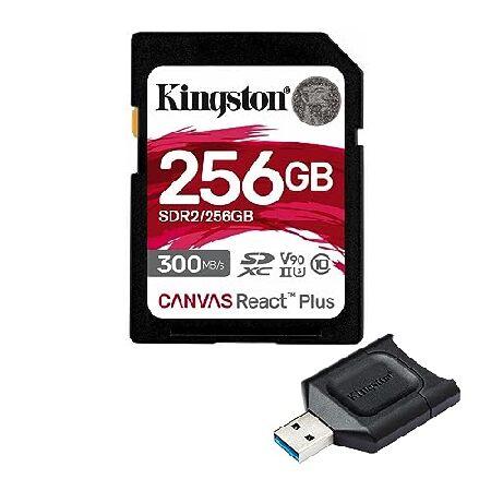 Kingston Canvas React Plus 256GB U3 V90 SDXC UHS-I...