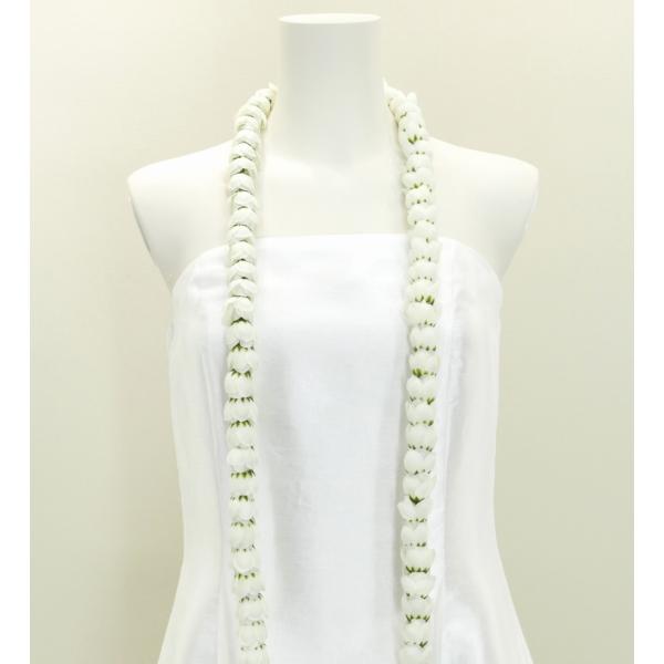 フラダンス レイ ローズバット ホワイト 2010w