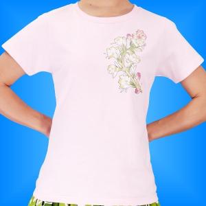 フラダンス Tシャツ L チューブローズ ピンク 2047lp｜emika