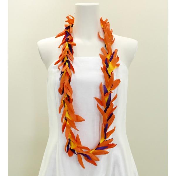 フラダンス バードオブパラダイス ロングレイ オレンジ 2133