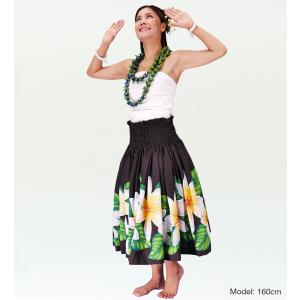 フラダンス パウスカート シングル78cm丈 ...の詳細画像1