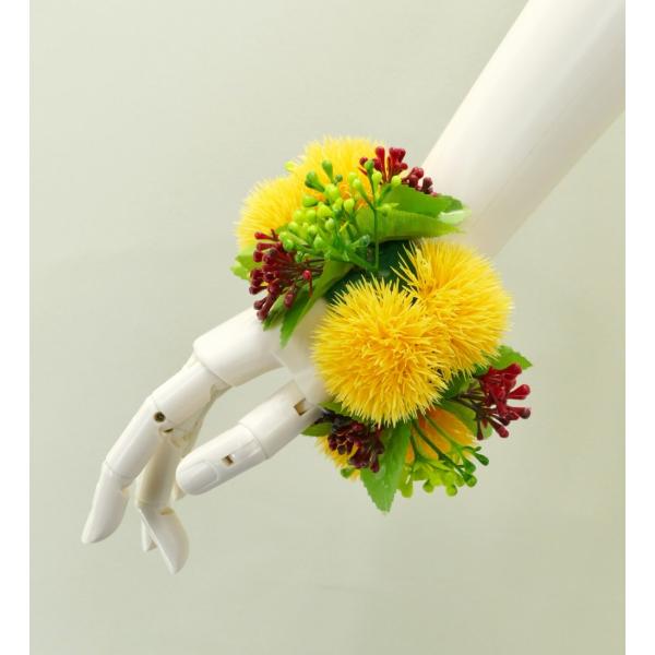 フラダンス  レフア ブレス ベルクロ イエロー 1点 2327y