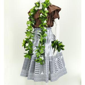 フラダンス パウスカート シングル73cm丈 ...の詳細画像1