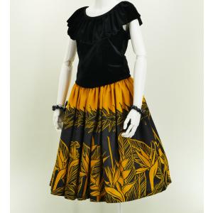フラダンス パウスカート シングル78cm丈 ...の詳細画像1