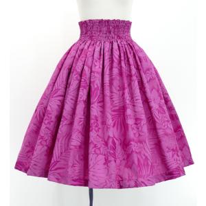 フラダンス パウスカート シングル73cm丈 ピンク 2675