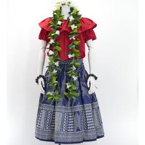 フラダンス パウスカート シングル78cm丈 ...の詳細画像1