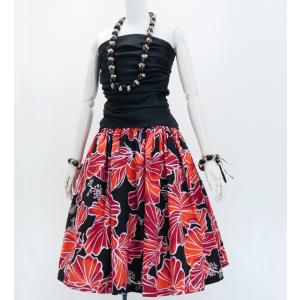 フラダンス パウスカート シングル73cm丈 ...の詳細画像1