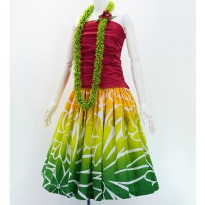フラダンス パウスカート シングル78cm丈 ...の詳細画像1