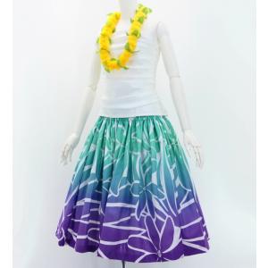 フラダンス パウスカート シングル73cm丈 ...の詳細画像1