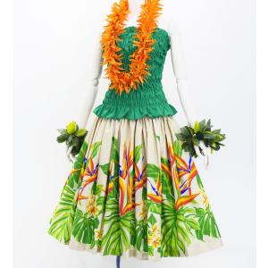 フラダンス パウスカート シングル73cm丈 ...の詳細画像1