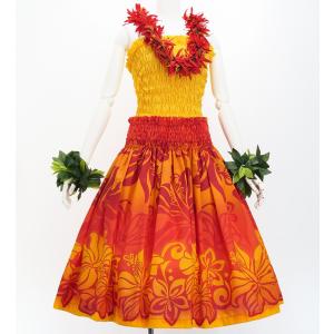 フラダンス パウスカート シングル73cm丈 ...の詳細画像1