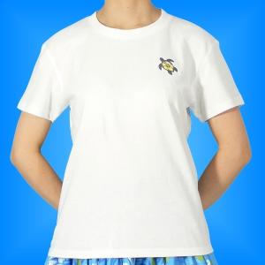 フラダンス Tシャツ 4L ホヌ ホワイト 484-4lw｜emika