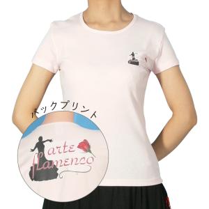 フラメンコ Tシャツ M バイレバック ピンク 488Mp｜emika