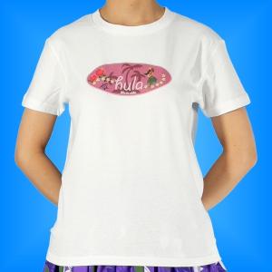 フラダンス Tシャツ L フラガール ホワイト 549lw