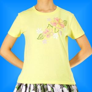 フラダンスTシャツ [XL] イプ・ウリウリ イエロー 983xly : emika