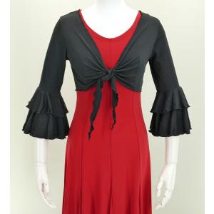 フラメンコ ボレロ ブラウス ブラック 841b