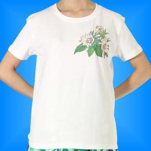 フラダンス Tシャツ [4L] リリコイ ホワイト 974-4lw｜emika