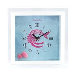 マーメイド・シェル＆パール スクエアクロック CLKS0006