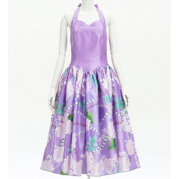 フラドレス [S・M・Lサイズ] ミディ丈 ロケラニ ラベンダー J2759lv