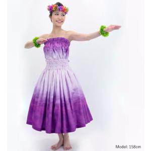 フラダンス シャンタン パウスカート&チューブ...の詳細画像1