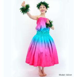 フラダンス シャンタン パウスカート&チューブ...の詳細画像1