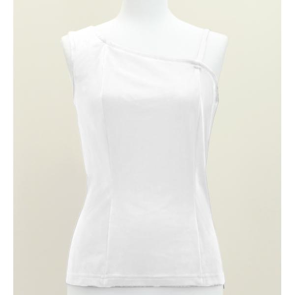 フラダンス ワンショルダー ベロアブラウス ホワイト S・M・Lサイズ J3192wh