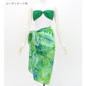 オリジナルプリントコシボ生地 ショート パレオ...の詳細画像1