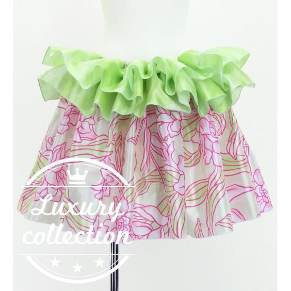 タヒチアン シャンタン スカート チューブローズ ライトピンク J3226-2