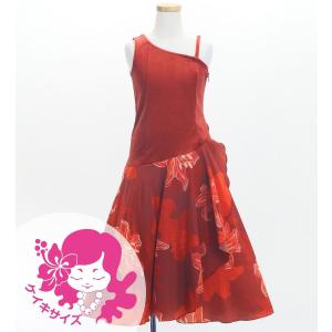 フラダンス [S・M・Lサイズ] ロケラニシャンタンドレス ピンク J2556pi