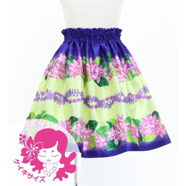 フラダンス ケイキ シャンタン パウスカート カトレア×レイ パープル Jp177pu