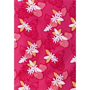 ハワイアン ファブリック レッド K130