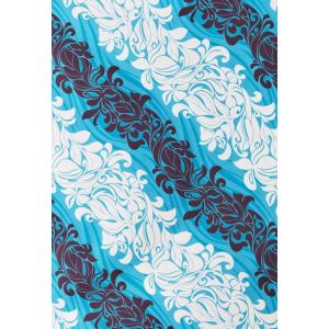 ハワイアン ファブリック ブルー K137