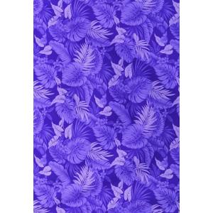 ハワイアン ファブリック パープル K140