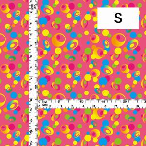 フラメンコ生地 水玉柄 シャンタン生地 ピンク...の詳細画像2