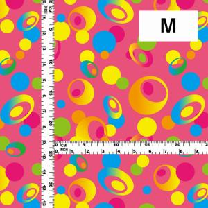 フラメンコ生地 水玉柄 シャンタン生地 ピンク...の詳細画像3