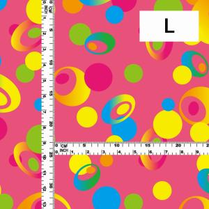 フラメンコ生地 水玉柄 シャンタン生地 ピンク...の詳細画像4