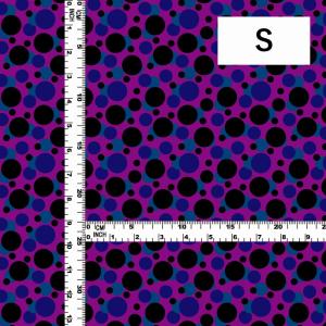 フラメンコ生地 水玉柄 シャンタン生地 パープ...の詳細画像2