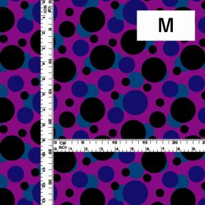 フラメンコ生地 水玉柄 シャンタン生地 パープ...の詳細画像3