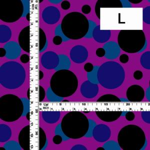 フラメンコ生地 水玉柄 シャンタン生地 パープ...の詳細画像4