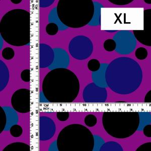 フラメンコ生地 水玉柄 シャンタン生地 パープ...の詳細画像5