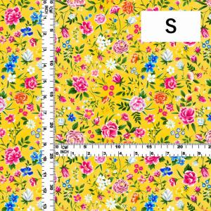 フラメンコ生地 花柄 コシボ・シャンタン・スト...の詳細画像2