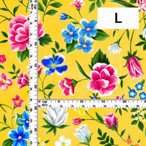 フラメンコ生地 花柄 コシボ・シャンタン・スト...の詳細画像4