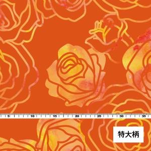 ハワイアン・フラメンコ生地 ローズ(ロケラニ)...の詳細画像5