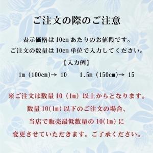 ハワイアン生地 レフア柄 シャンタン生地 ホワ...の詳細画像1