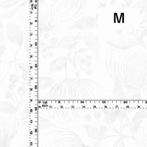 ハワイアン生地 レフア柄 シャンタン生地 ホワ...の詳細画像3