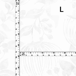 ハワイアン生地 レフア柄 シャンタン生地 ホワ...の詳細画像4