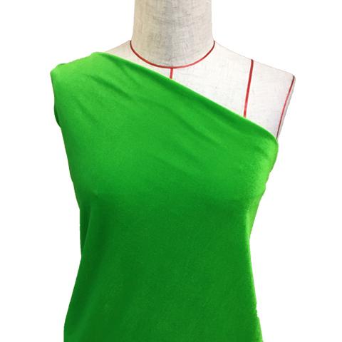 ハワイアン・フラメンコ生地 無地 ストレッチベロア生地 エメラルドグリーン KS-EGR-V 3-5...