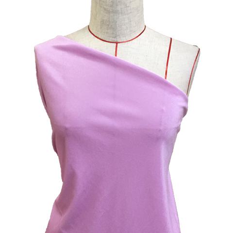 ハワイアン・フラメンコ生地 無地 ストレッチベロア生地 ライラック KS-LI-V 3-5営業日後発...